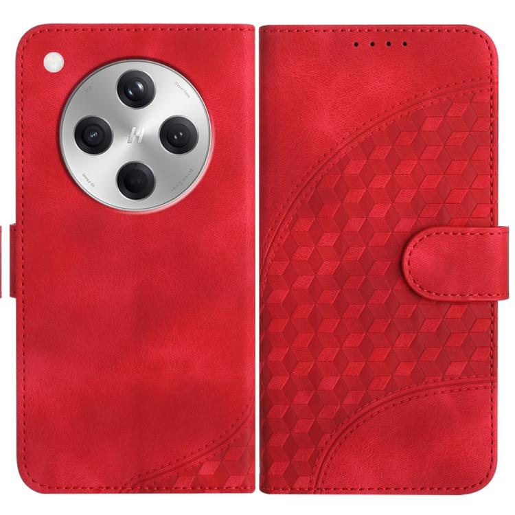 Elephant Head Embossed Phone Leather Case with Lanyard, For OPPO A5 Pro 5G, For OPPO Reno13 F 4G / 5G, For OPPO Find X8