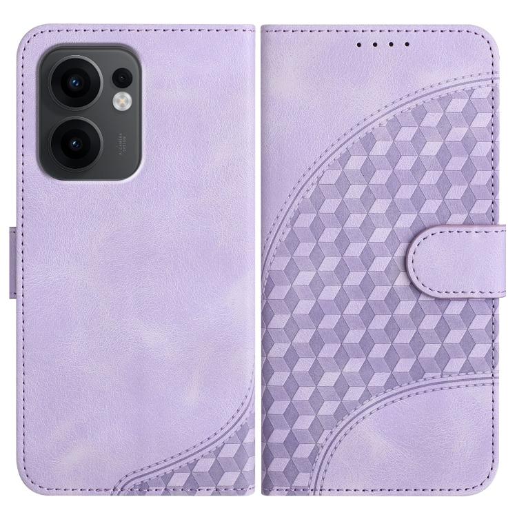 Elephant Head Embossed Phone Leather Case with Lanyard, For OPPO A5 Pro 5G, For OPPO Reno13 F 4G / 5G, For OPPO Find X8
