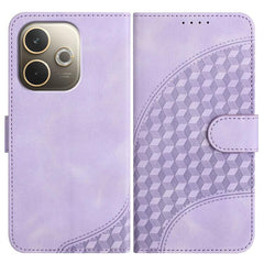 Elephant Head Embossed Phone Leather Case with Lanyard, For OPPO A5 Pro 5G, For OPPO Reno13 F 4G / 5G, For OPPO Find X8