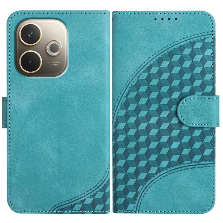 Elephant Head Embossed Phone Leather Case with Lanyard, For OPPO A5 Pro 5G, For OPPO Reno13 F 4G / 5G, For OPPO Find X8