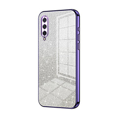 Gradient Glitter Powder Electroplated Phone Case, For Xiaomi Mi CC9e / Mi A3, For Xiaomi Mi 9