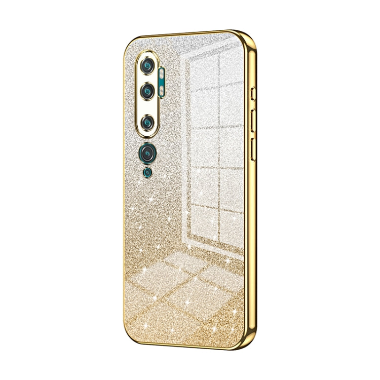 Gradient Glitter Powder Electroplated Phone Case, For Xiaomi Mi CC9 Pro / Mi Note 10, For Xiaomi Mi CC9e / Mi A3, For Xiaomi Mi 9
