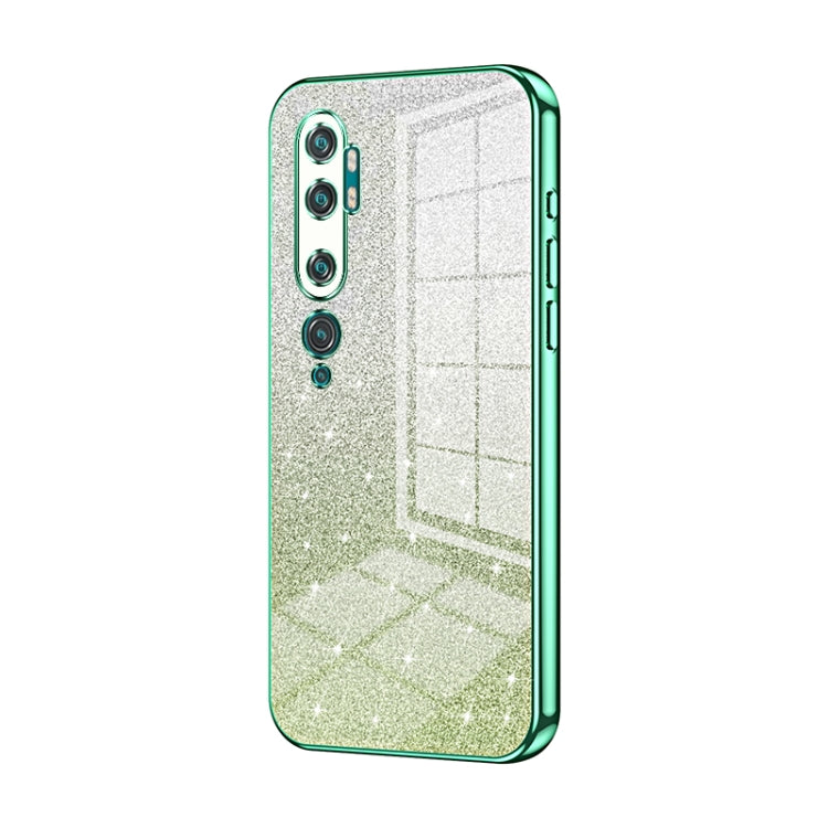 Gradient Glitter Powder Electroplated Phone Case, For Xiaomi Mi CC9 Pro / Mi Note 10, For Xiaomi Mi CC9e / Mi A3, For Xiaomi Mi 9