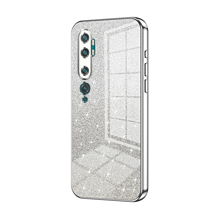 Gradient Glitter Powder Electroplated Phone Case, For Xiaomi Mi CC9 Pro / Mi Note 10, For Xiaomi Mi CC9e / Mi A3, For Xiaomi Mi 9