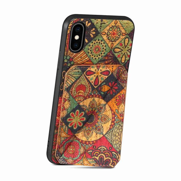 Dual Card Slot Holder Phone Case, For iPhone XS Max, For iPhone 8 Plus / 7 Plus