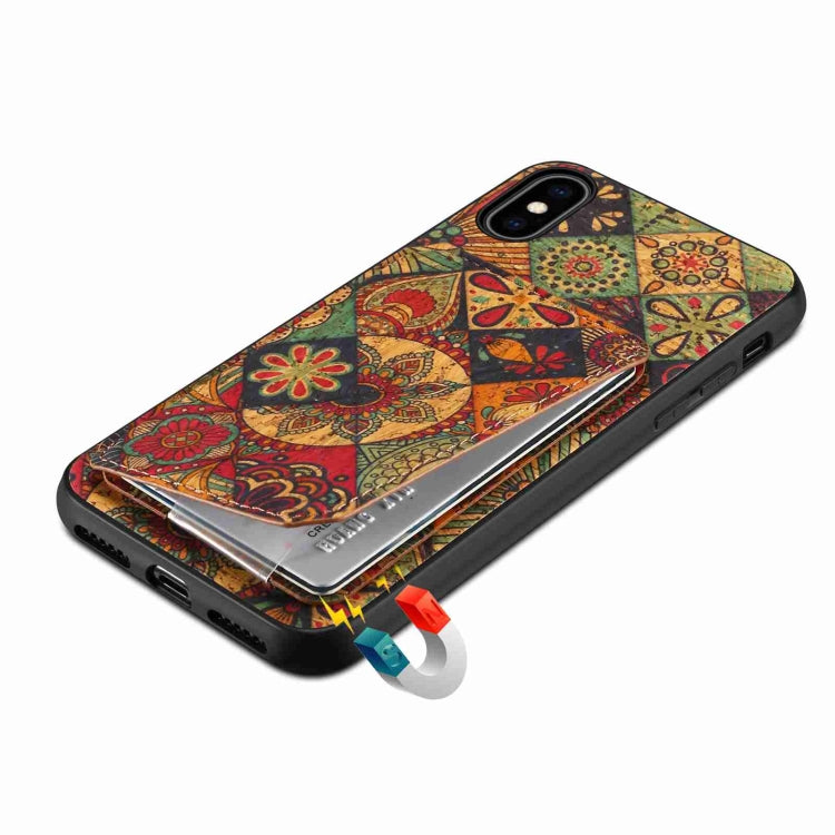 Dual Card Slot Holder Phone Case, For iPhone XS Max, For iPhone 8 Plus / 7 Plus