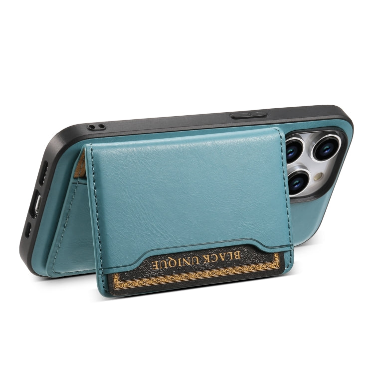 Denior Cowhide Texture Leather MagSafe Detachable Wallet Phone Case, Series 1