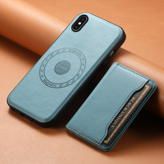 Denior Cowhide Texture Leather MagSafe Detachable Wallet Phone Case, For iPhone XS Max, For iPhone 8 Plus/7 Plus