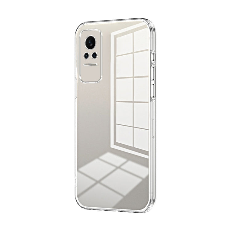 Transparent Plating Fine Hole Phone Case, For Xiaomi Civi / Civi 1S, For Xiaomi Poco M4 Pro, For Xiaomi Poco X4 Pro 5G, For Xiaomi 12 / 12X