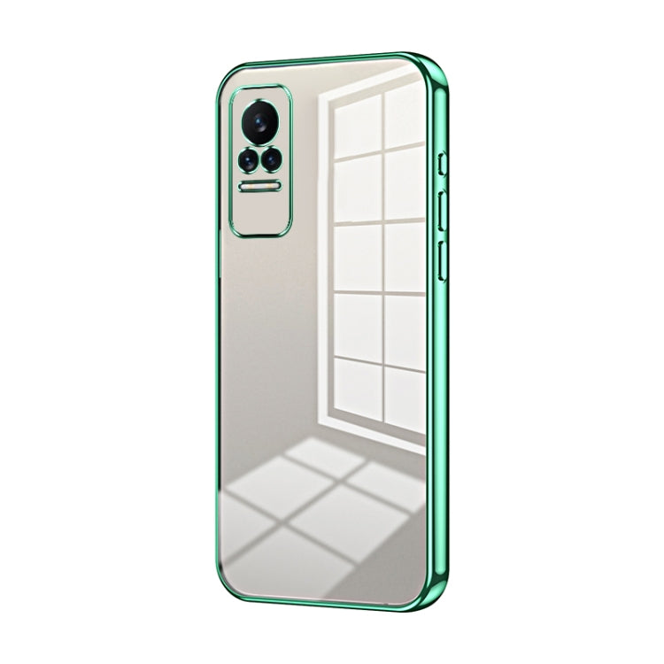 Transparent Plating Fine Hole Phone Case, For Xiaomi Civi / Civi 1S, For Xiaomi Poco M4 Pro, For Xiaomi Poco X4 Pro 5G, For Xiaomi 12 / 12X