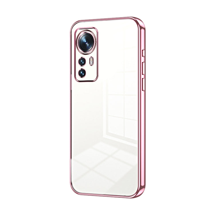 Transparent Plating Fine Hole Phone Case, For Xiaomi Civi / Civi 1S, For Xiaomi Poco M4 Pro, For Xiaomi Poco X4 Pro 5G, For Xiaomi 12 / 12X