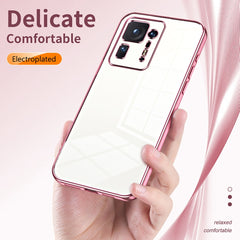 Transparent Plating Fine Hole Phone Case, Series 1