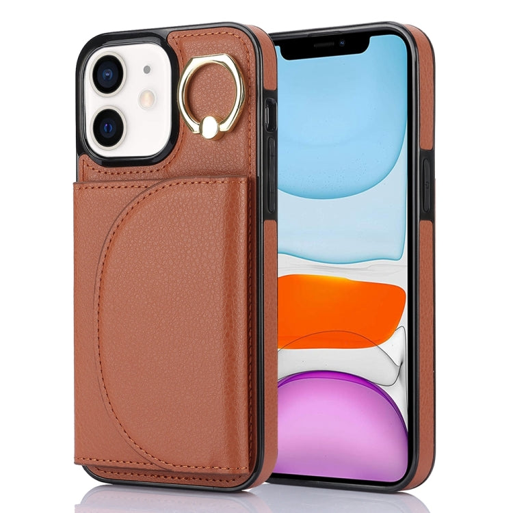 YM007 Ring Holder Card Bag Skin Feel Phone Case, Series 1