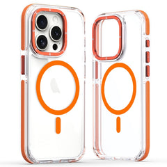 Dual-Color Clear Acrylic Hybrid TPU MagSafe Phone Case, For iPhone 11 Pro Max, For iPhone 11, For iPhone 11 Pro