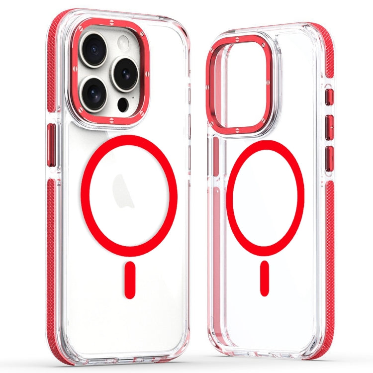 Dual-Color Clear Acrylic Hybrid TPU MagSafe Phone Case, For iPhone 11 Pro Max, For iPhone 11, For iPhone 11 Pro