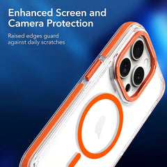 Dual-Color Clear Acrylic Hybrid TPU MagSafe Phone Case, For iPhone 11 Pro Max, For iPhone 11, For iPhone 11 Pro