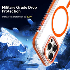 Dual-Color Clear Acrylic Hybrid TPU MagSafe Phone Case, For iPhone 11 Pro Max, For iPhone 11, For iPhone 11 Pro