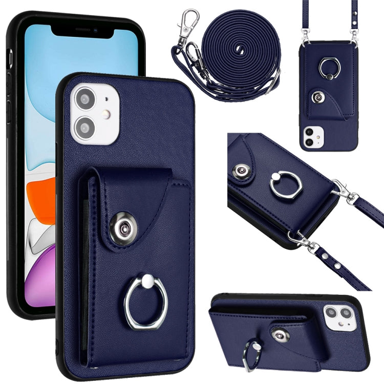 Organ Card Bag Ring Holder Phone Case with Long Lanyard, Series 1