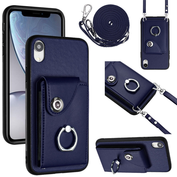 Organ Card Bag Ring Holder Phone Case with Long Lanyard, Series 1