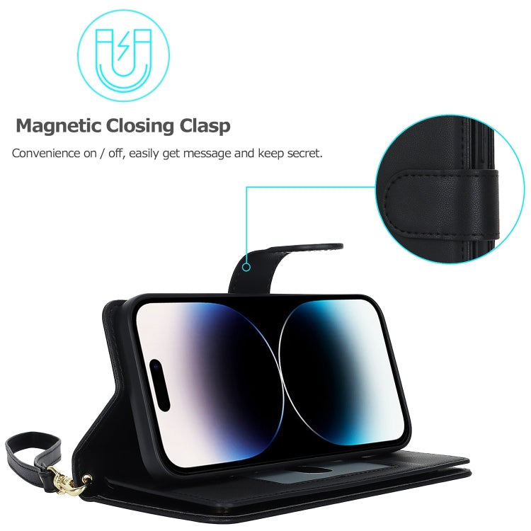 Multi-Card Wallet RFID Leather Phone Case, For iPhone 11 Pro Max, For iPhone 11, For iPhone 11 Pro