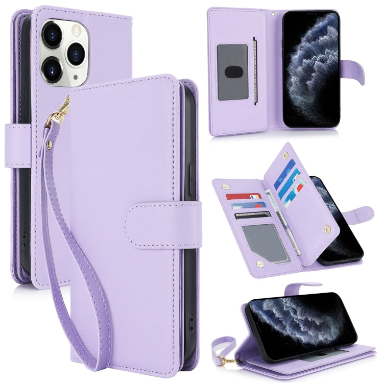 Multi-Card Wallet RFID Leather Phone Case, For iPhone 11 Pro Max, For iPhone 11, For iPhone 11 Pro