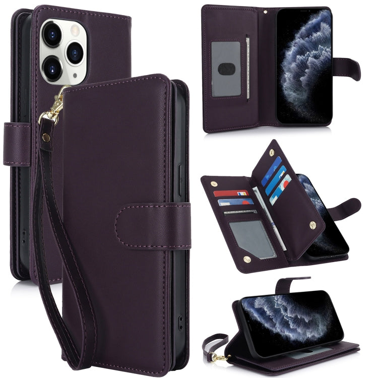 Multi-Card Wallet RFID Leather Phone Case, For iPhone 11 Pro Max, For iPhone 11, For iPhone 11 Pro