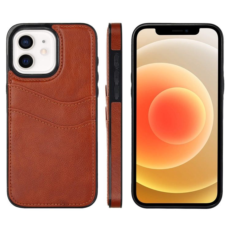 Litchi Leather Skin Card Slots Phone Case, Series 1