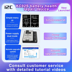 i2C KC02S Battery Health Recovery Device Activation Instrument For iPhone 11-15 Series