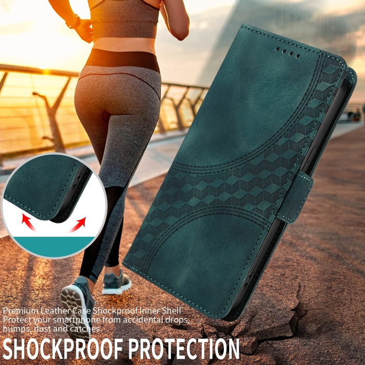 Embossed Rhombus Starry Leather Phone Case, For iPhone 12 Pro Max, For iPhone 12 / 12 Pro, For iPhone 11 Pro Max, For iPhone 11