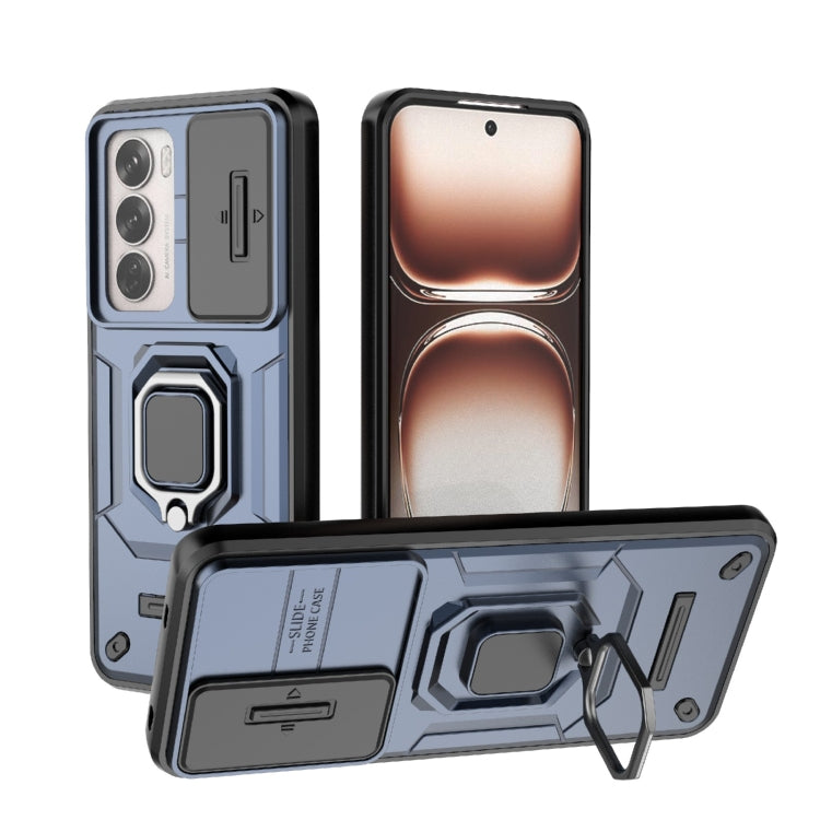 Sliding Camshield TPU + PC Shockproof Phone Case with Holder