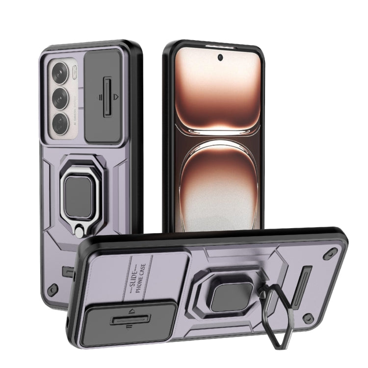 Sliding Camshield TPU + PC Shockproof Phone Case with Holder