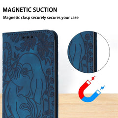 Retro Elephant Embossed Leather Phone Case, Series 1