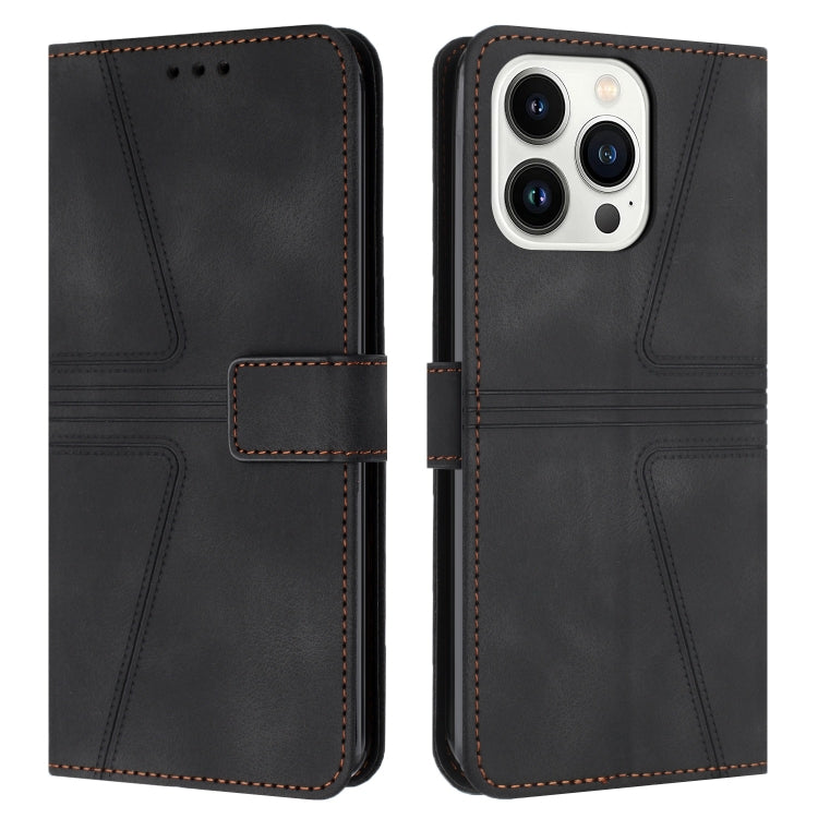 Triangle Solid Color Leather Phone Case, Series 1