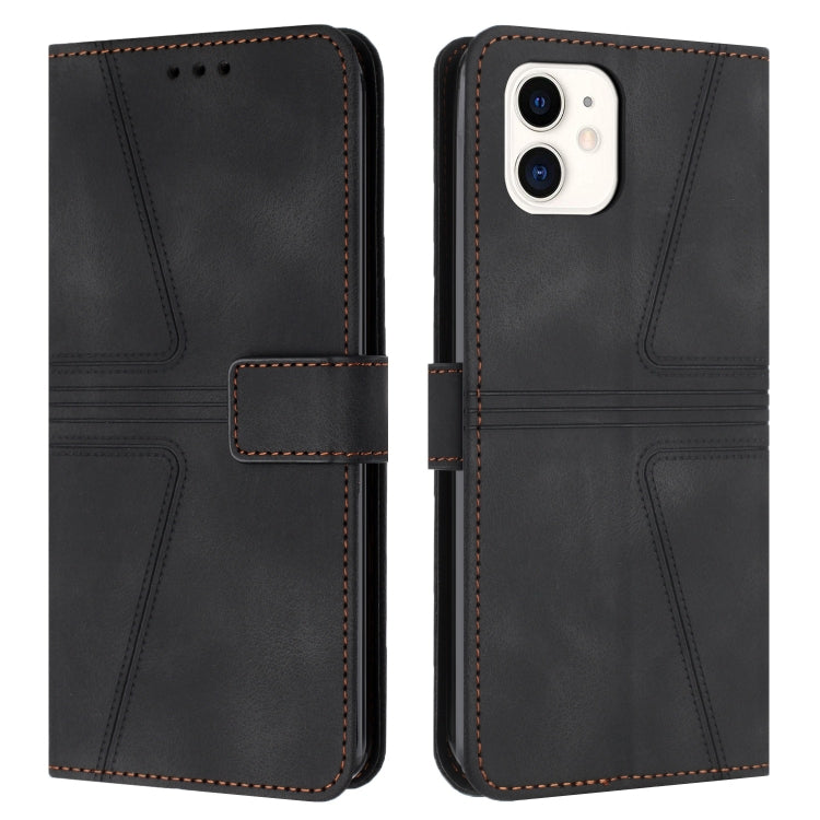 Triangle Solid Color Leather Phone Case, Series 1