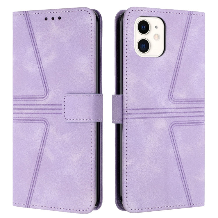 Triangle Solid Color Leather Phone Case, Series 1