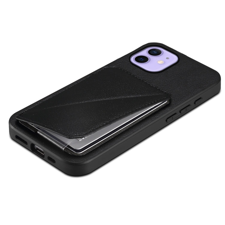 D04 Calf Texture Dual Card Slot Holder Phone Case, Series 1