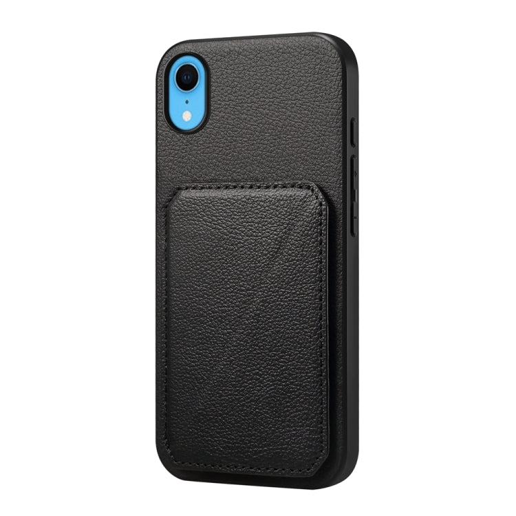 D04 Calf Texture Dual Card Slot Holder Phone Case, Series 1