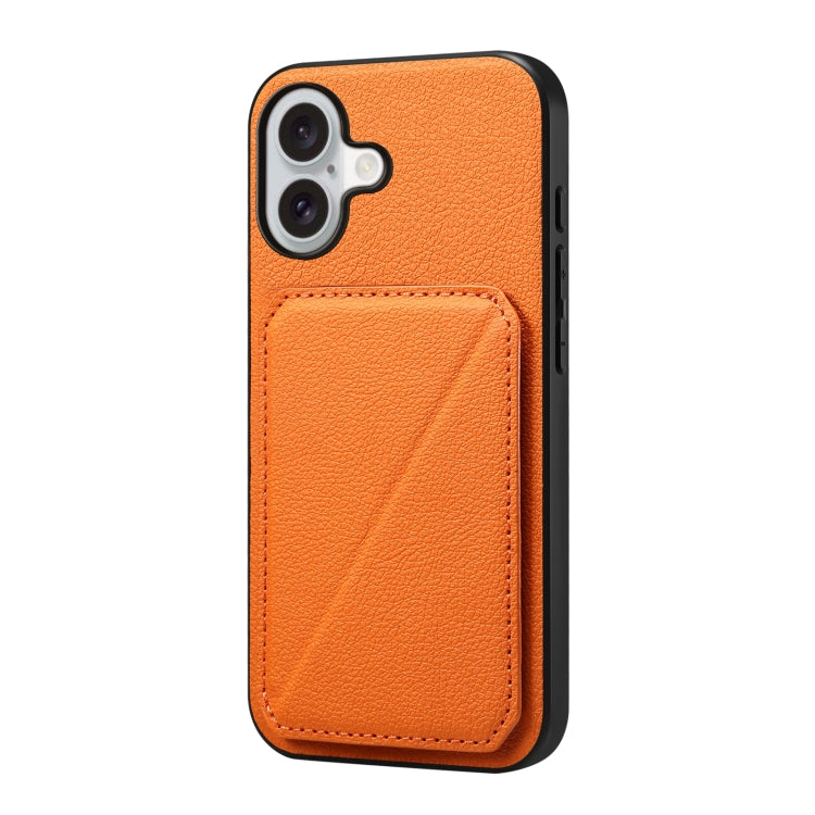 D04 Calf Texture Dual Card Slot Holder Phone Case, Series 1