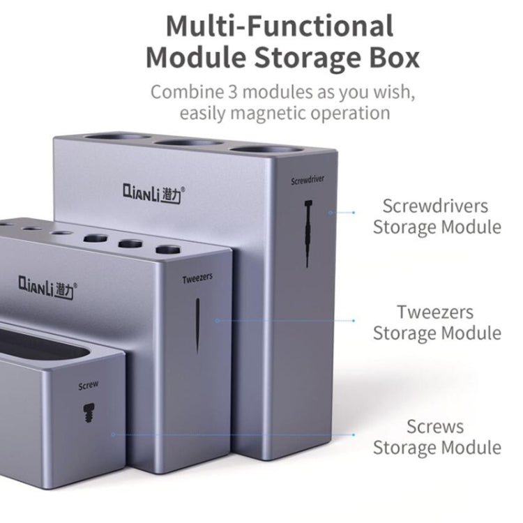 QianLi iCube Aluminum Alloy Multi-Functional Modular Storage Box