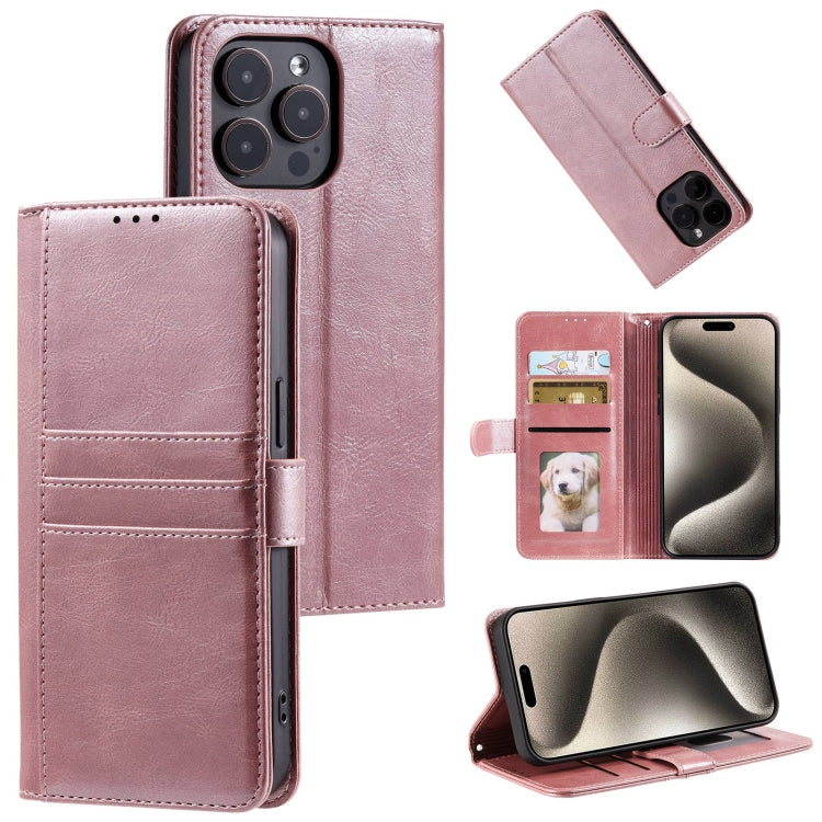 Simple 6-Card Wallet Leather Phone Case, Series 1