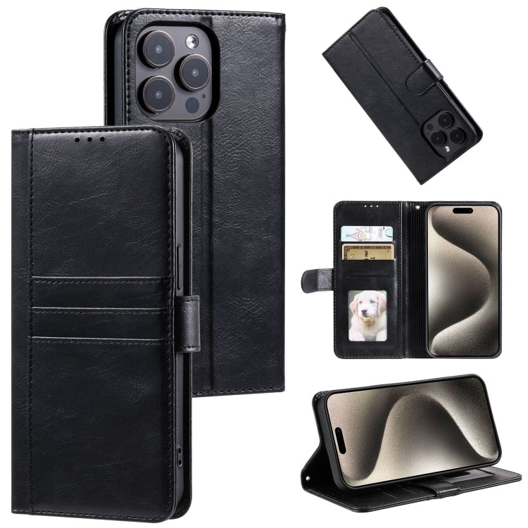 Simple 6-Card Wallet Leather Phone Case, Series 1