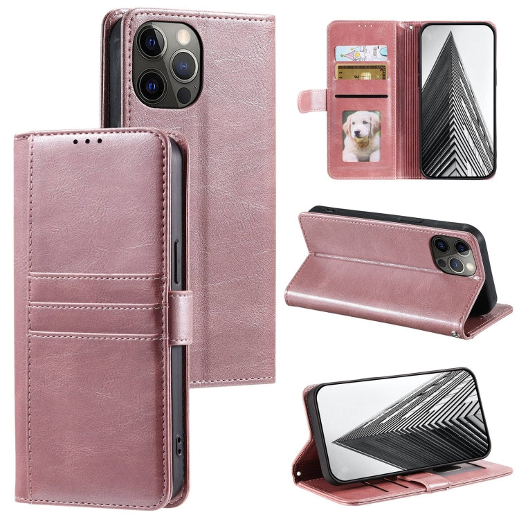 Simple 6-Card Wallet Leather Phone Case, Series 1