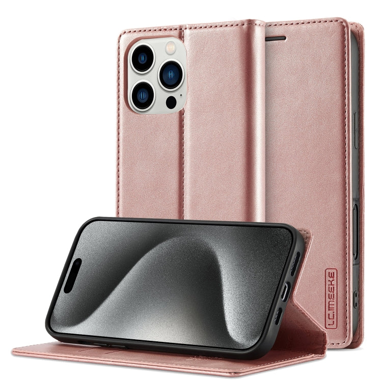 LC.IMEEKE Strong Magnetism Microfiber Leather Phone Case