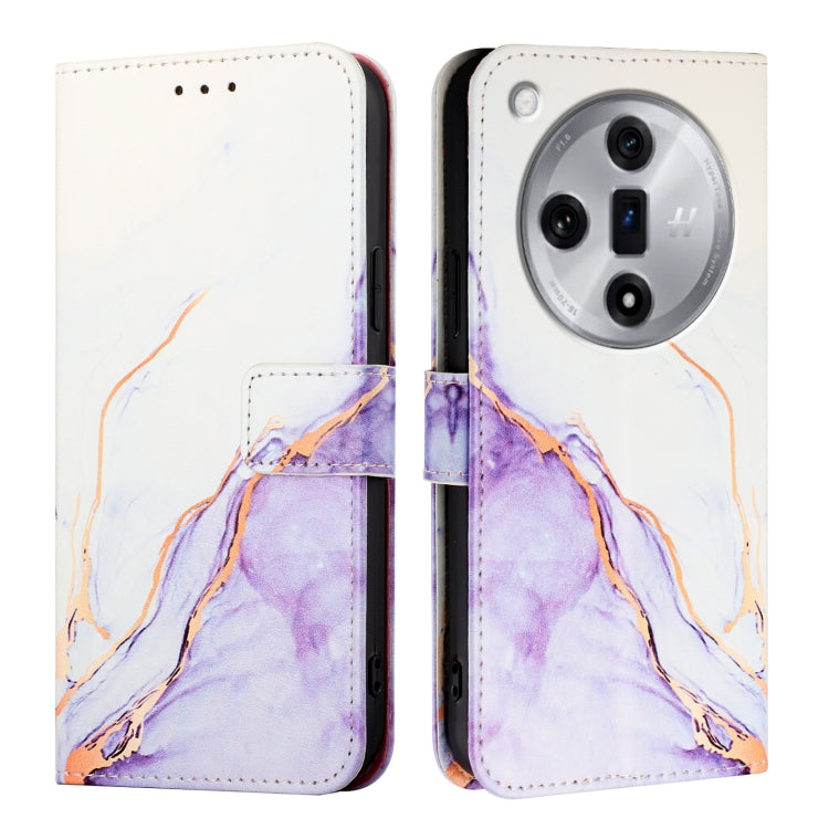 PT003 Marble Pattern Flip Leather Phone Case, Series 1