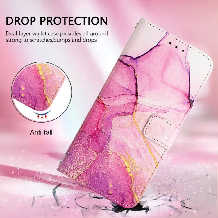 PT003 Marble Pattern Flip Leather Phone Case, For OPPO A92s