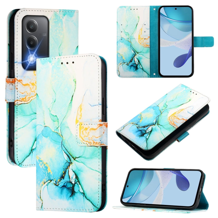 PT003 Marble Pattern Flip Leather Phone Case, For OPPO K12x 5G Global, For OPPO A3 Pro 5G India, For OPPO Reno12 F 5G Global, For OPPO Reno12 Pro Global