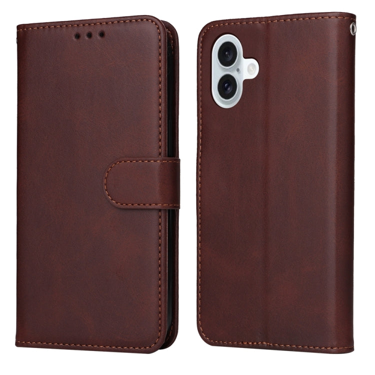 Classic Calf Texture Flip Leather Phone Case