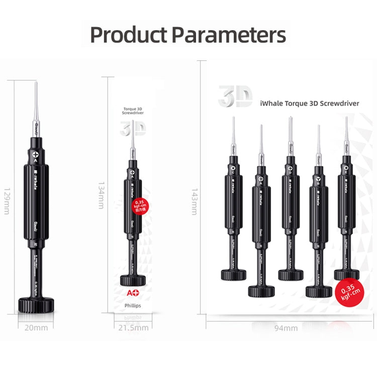 QianLi iWhale Special S2 Steel Magnetic Torque 3D Screwdriver