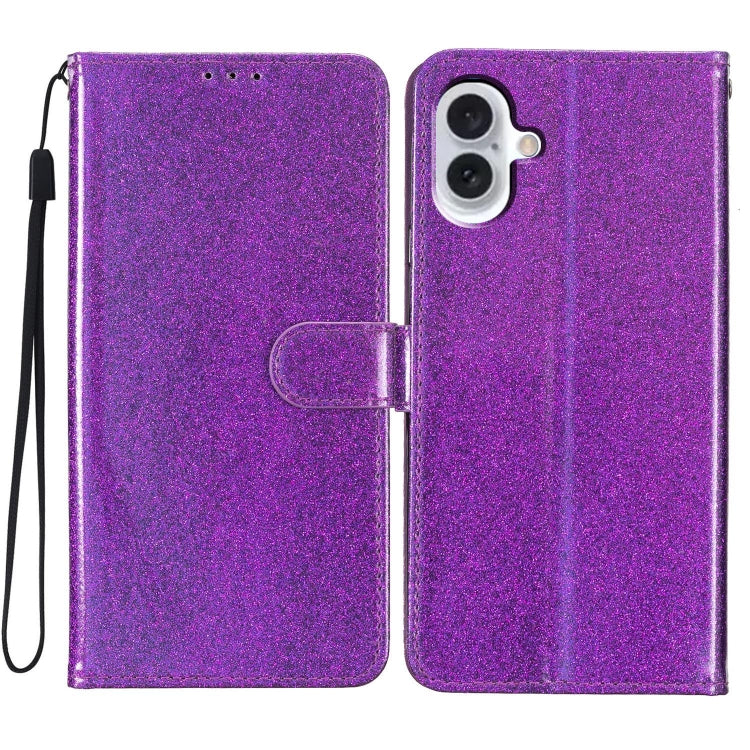 Glitter Powder Flip Leather Phone Case