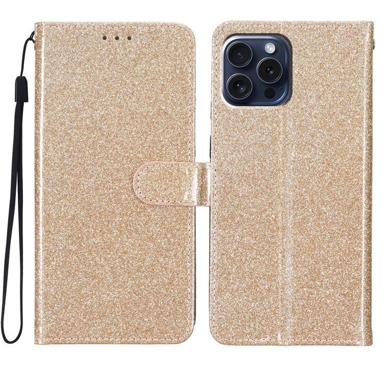 Glitter Powder Flip Leather Phone Case